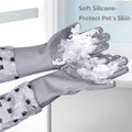 Aurissesion Pet Grooming Glove — Shed-Free Silicone Touch